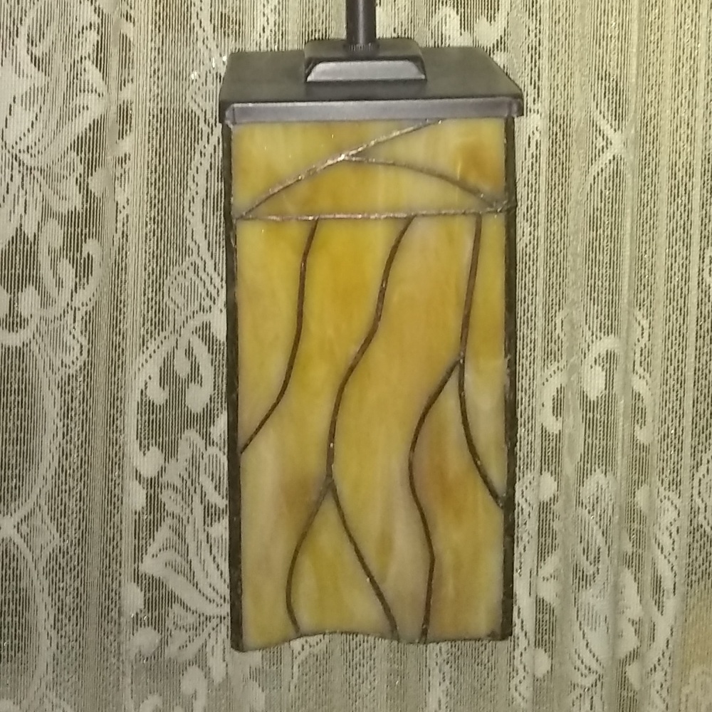#1 TIFFANY STYLE PENDANT STAINED GLASS LIGHT ....